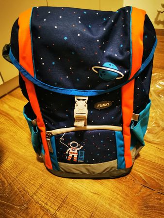 FUNKI Space Mission schulrucksack Neu+Etui+Trinkflasc