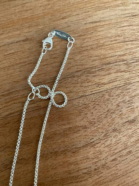 Thomas Sabo Catenine: nie getragene Thomas Sabo Silberkette mit Weltkugel – Nuovo e nell'imballaggio originale da Otelfingen venduto da pat_8jmb 4