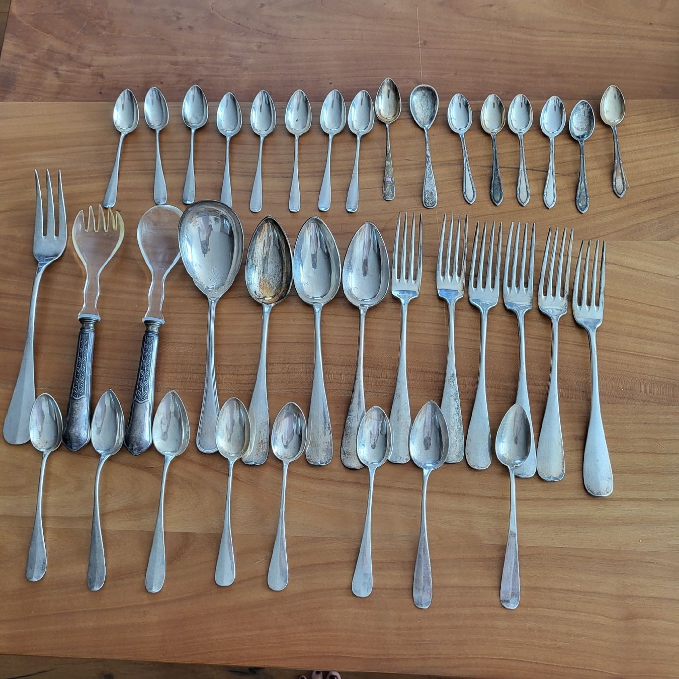 Set di posate: Diverse 800er SilberBestecke – Usato da Kägiswil venduto da Megafi56