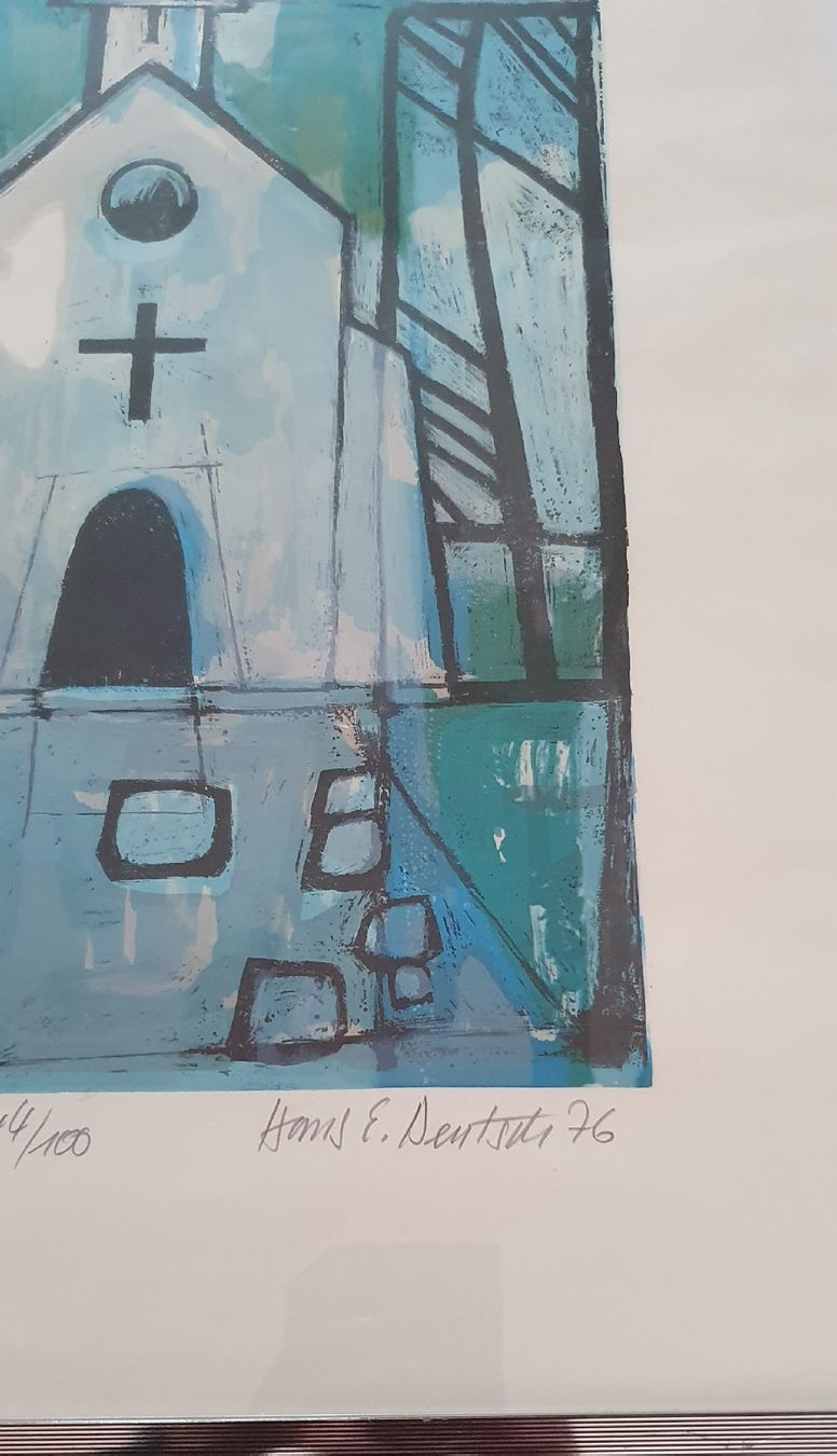 Grafiken & Lithographien: Bild - Original Lithographie Hans E. Deutsch – Gebraucht aus Kreuzlingen von Rschweiz1 2