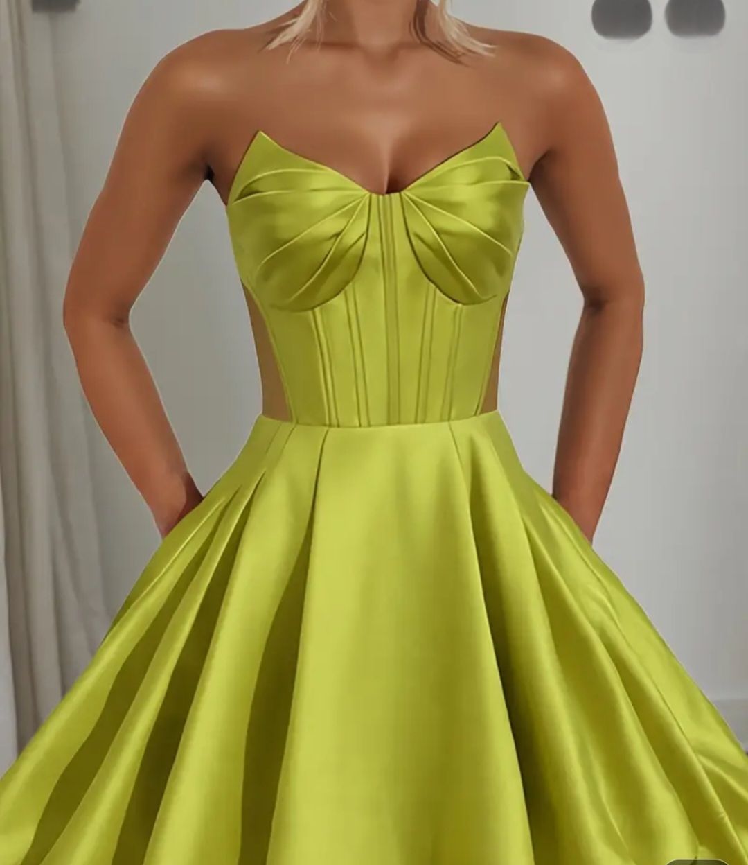 Vestiti: Olive Cocktailkleid, Neu – Nuovo (secondo la descrizione) da Bassersdorf venduto da Sanjam_s 4