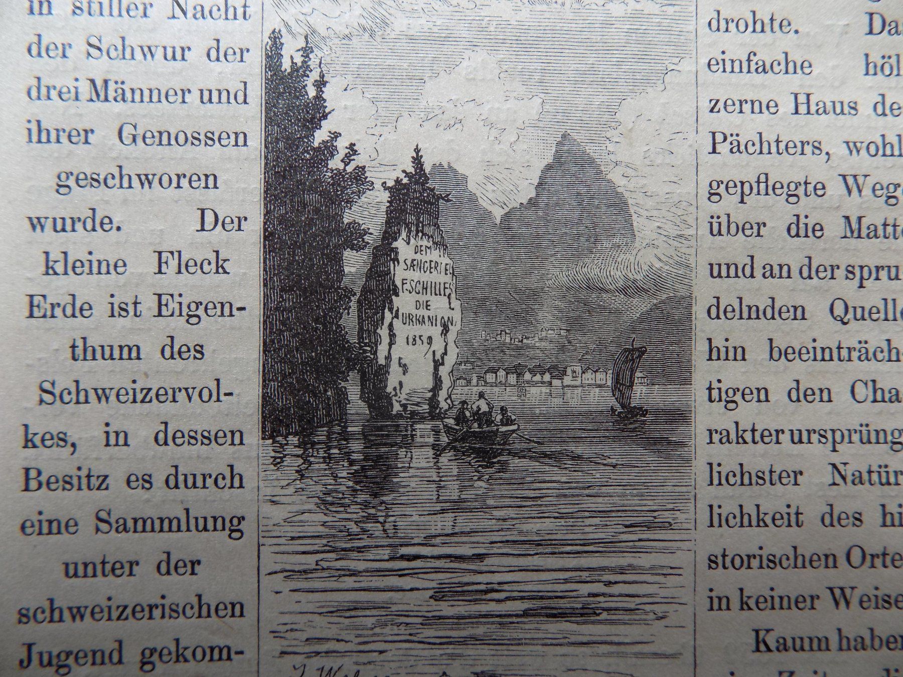 Incisioni: Der Schillerstein Xylographie – Usato da Risch venduto da Antikfee 6