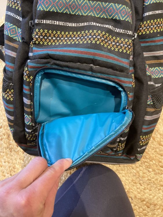 DAKINE Rucksack schwarz bunt Muster Ethno Vintage (D'occasion) à