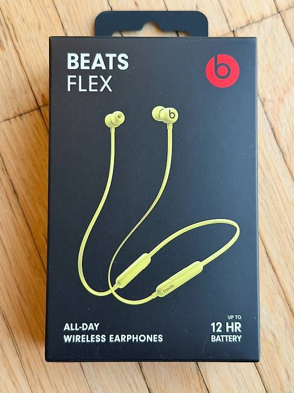 Beats Cuffie: Beats Flex Kopfhörer originalverpackt, ungeöffnet - Yellow – Nuovo e nell'imballaggio originale da Zürich venduto da Ghibli1974