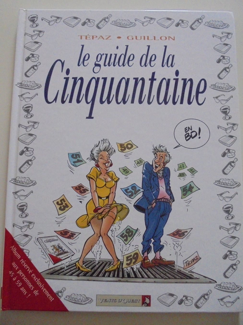 Fumetti: " Le guide de la cinquantaine " BD  Vents d' Ouest – Usato da Crissier venduto da Promopost