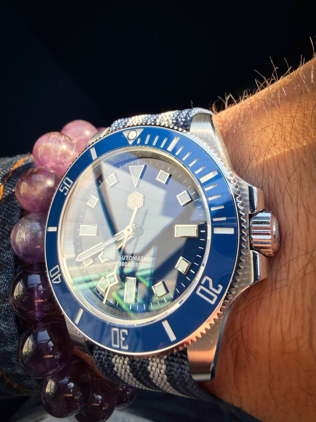 Orologi: San Martin Automatic Diver – Summer Blue – Usato da Reinach AG venduto da Rousseau_J 1
