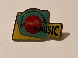 1 Pin Coca Cola is the music