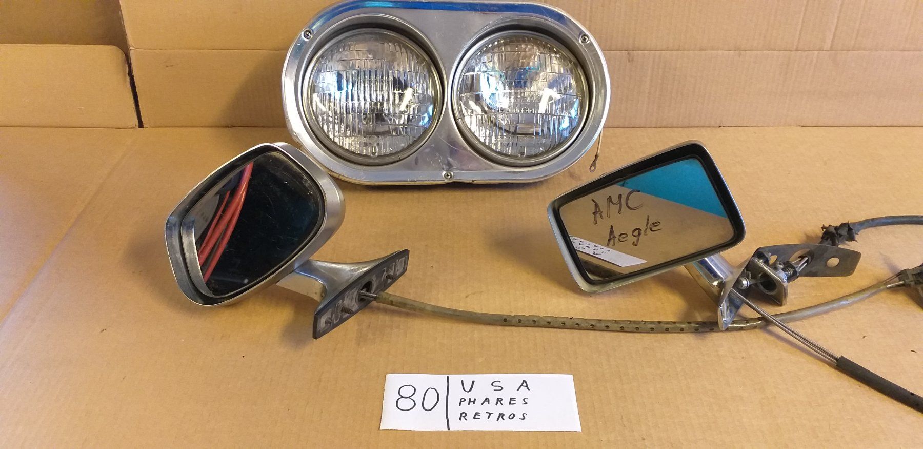Sonstiges Fahrzeugzubehör: VOITURES OLDTIMER USA  PHARES + RETROS  / AMC EAGLE – Gebraucht aus cortébert von rlv
