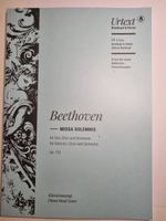 Beethoven Missa solemnis Klavierauszug neu