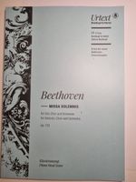 Klavierauszüge Missa solemnis von Beethoven neu