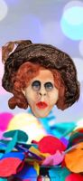 Fasnachts-Maske , Grinde, Larven, inkl. Versand