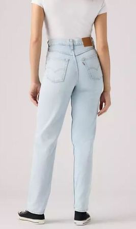 LEVIS 80's Mom Jeans bleu clair 100% Coton W28 > 27 L30