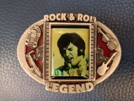 Elvis Presley Gürtelschnalle Rock'n'Roll Legend 1998