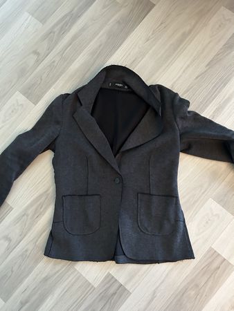 Mango Blazer Herbst Jacke Grau Grösse M