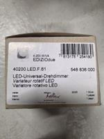 Feller Edizio Due LED Universal-Drehdimmer weiss neu