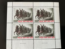 Soldatenmarke Feld Art Rgt 6 4erBlock ungestempelt