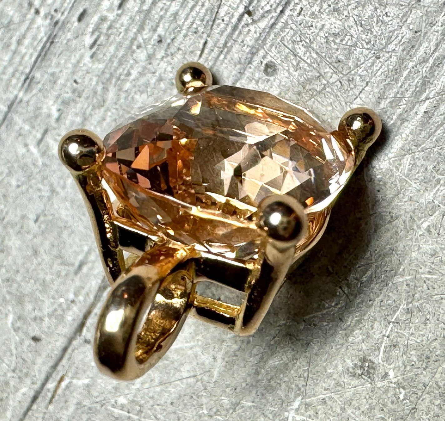Ciondoli: Magic Morganit - Rotgold-Anhänger und Edelstein – Nuovo e nell'imballaggio originale da Jona venduto da Herzschmiede 6