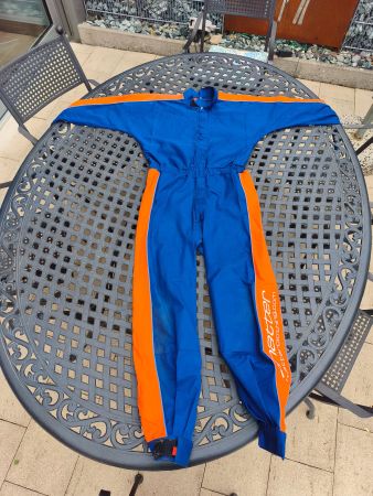 Matter Overall / Skydiveoverall Gr. L Blau/Orange Top!