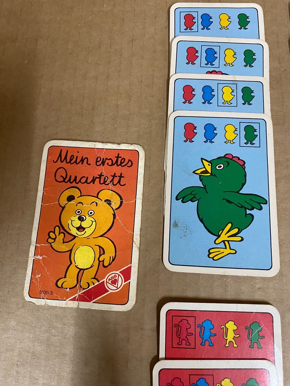 Giochi: Mein erstes Quartett (alt) – Usato da Eschlikon TG venduto da RamonaSt 1