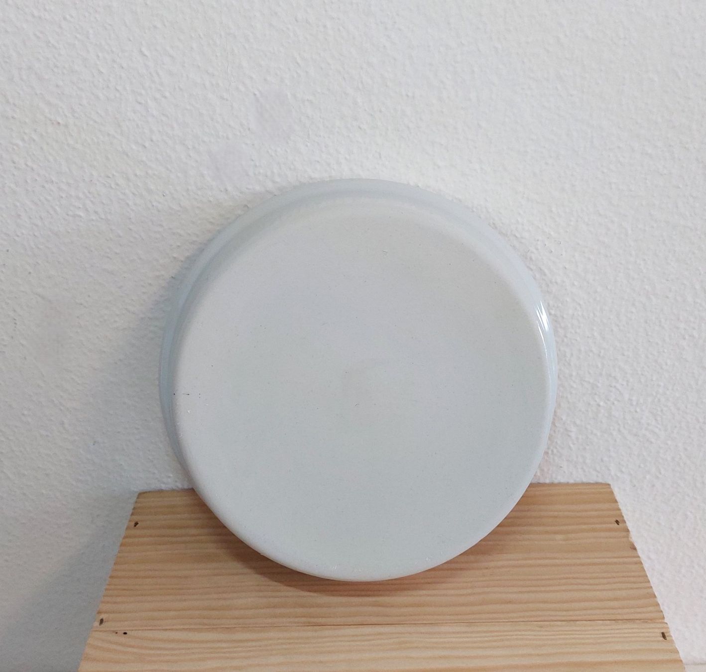 Sottobicchieri: 1 Keramik Blumenuntersetzer 24 cm weiss – Nuovo (secondo la descrizione) da Bergdietikon venduto da Zozo 2