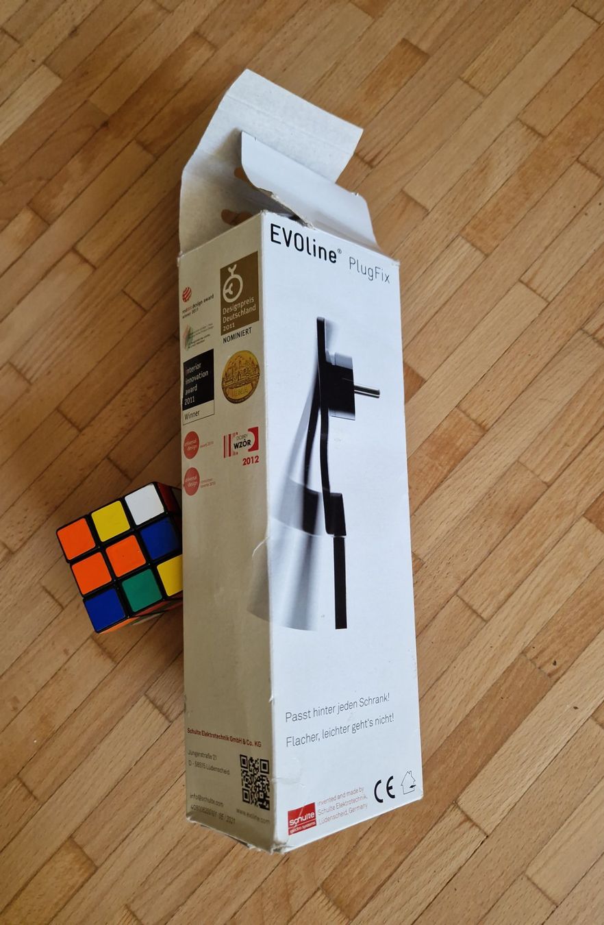Fiches d'alim.: EVOLINE PlugFix. Extraflache Schutzkontaktstecker EU Stecker – Neuf (Voir description) à Zürich par EhrlichJA 1
