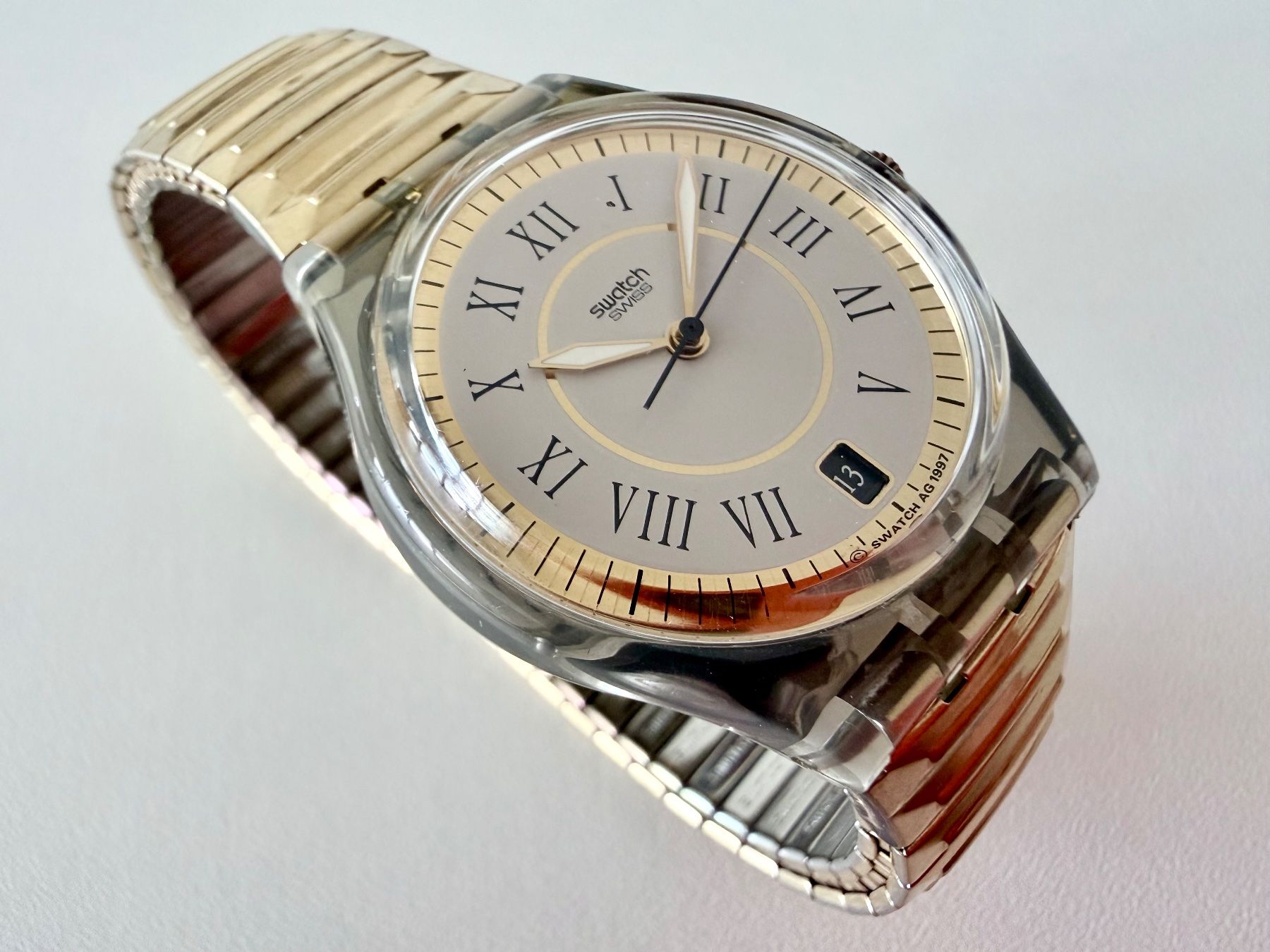 Swatch Orologi: SWATCH Gent Flex Tempo Classico, Ref.GM404, NO box & papers – Nuovo (secondo la descrizione) da Le Mont-sur-Lausanne venduto da LycaGallery 2