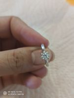 750 gestempelt Weissgold 18k Ring