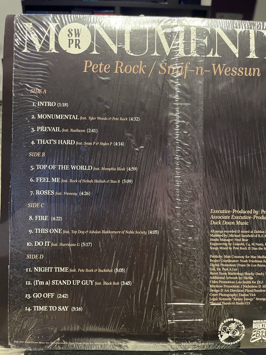 Dischi in vinile: Pete Rock & Smif n Wessum / Monumental – Usato da Dagmersellen venduto da stonefinger 1