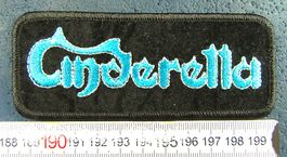 CINERELLA MUSIC GESTICKT AUFNÄHER PATCH MIT LEIM