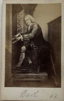 CDV Johann Sebastian Bach, deutscher Komponist - Musik