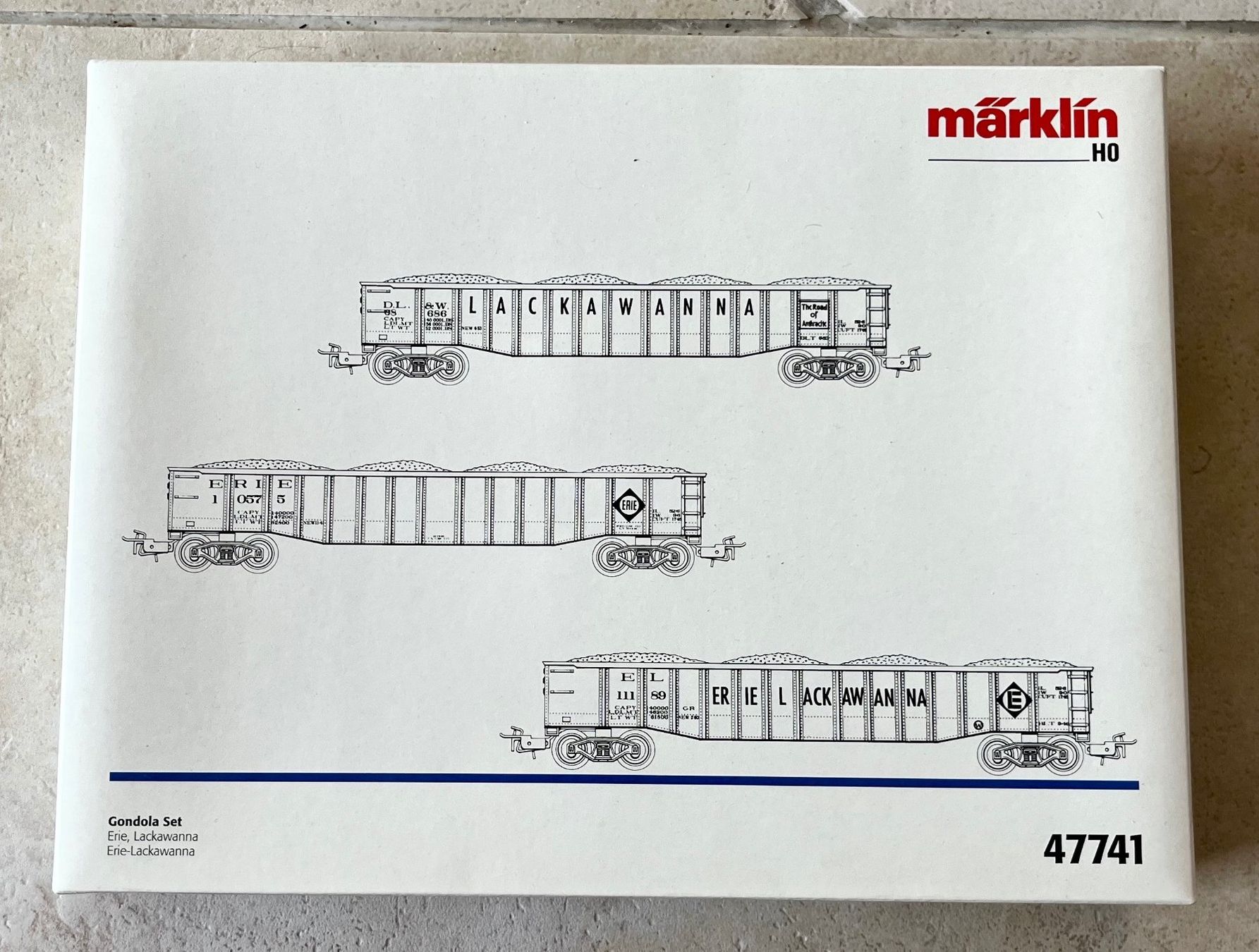 Märklin Modellini di ferrovie: Märklin 47741 USA Gondola Set – Nuovo (secondo la descrizione) da Bleiken venduto da hbw45