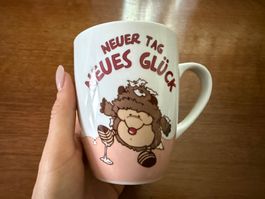 Tasse Kaffeebecher mit Motiv Neuer Tag Neues Glück guter ...