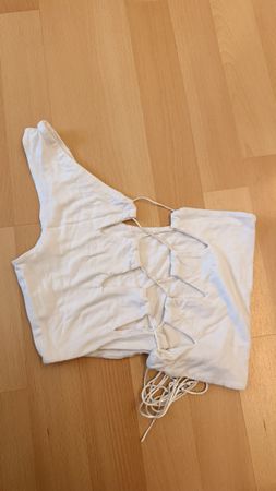 weisses Top, Grösse S