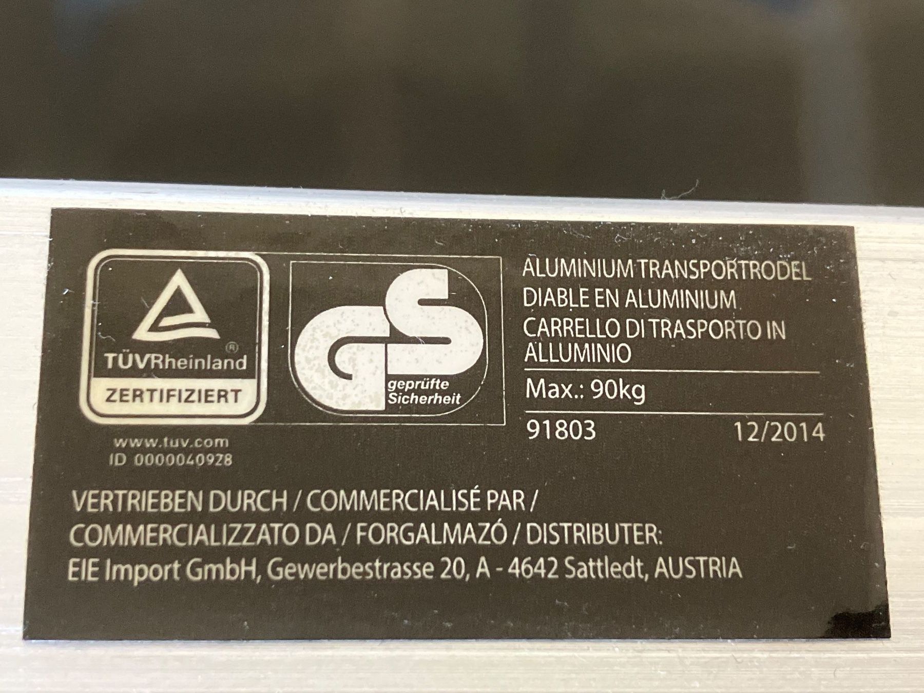 Carrelli di trasporto: Chariot de transport pliable – Nuovo (secondo la descrizione) da Pully venduto da claddagh 4