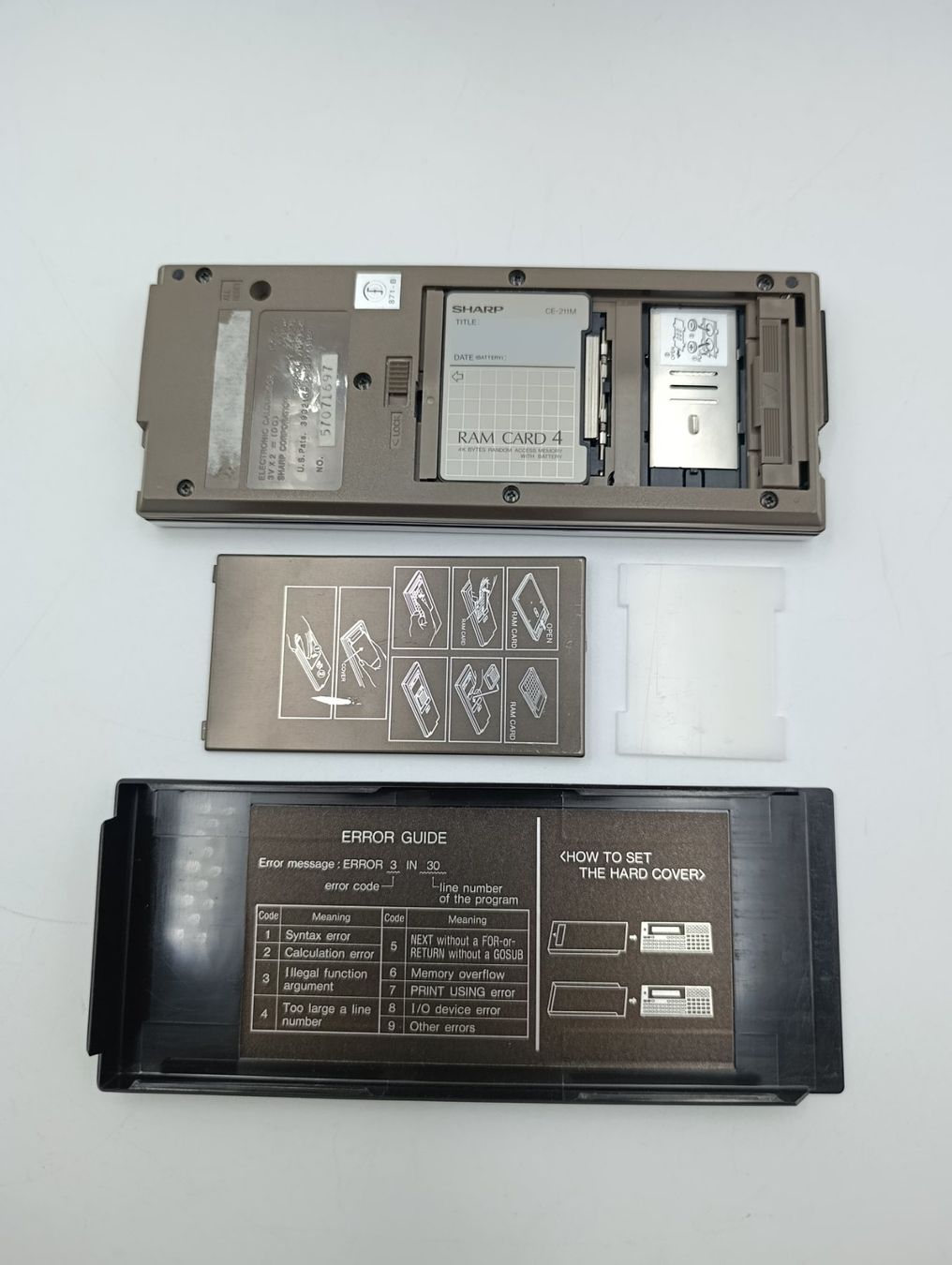 Sharp Calcolatrici tascabili: Sharp PC-1450 Taschenrechner mit neuen Batterien – Usato da Wil SG venduto da Donaldus 8