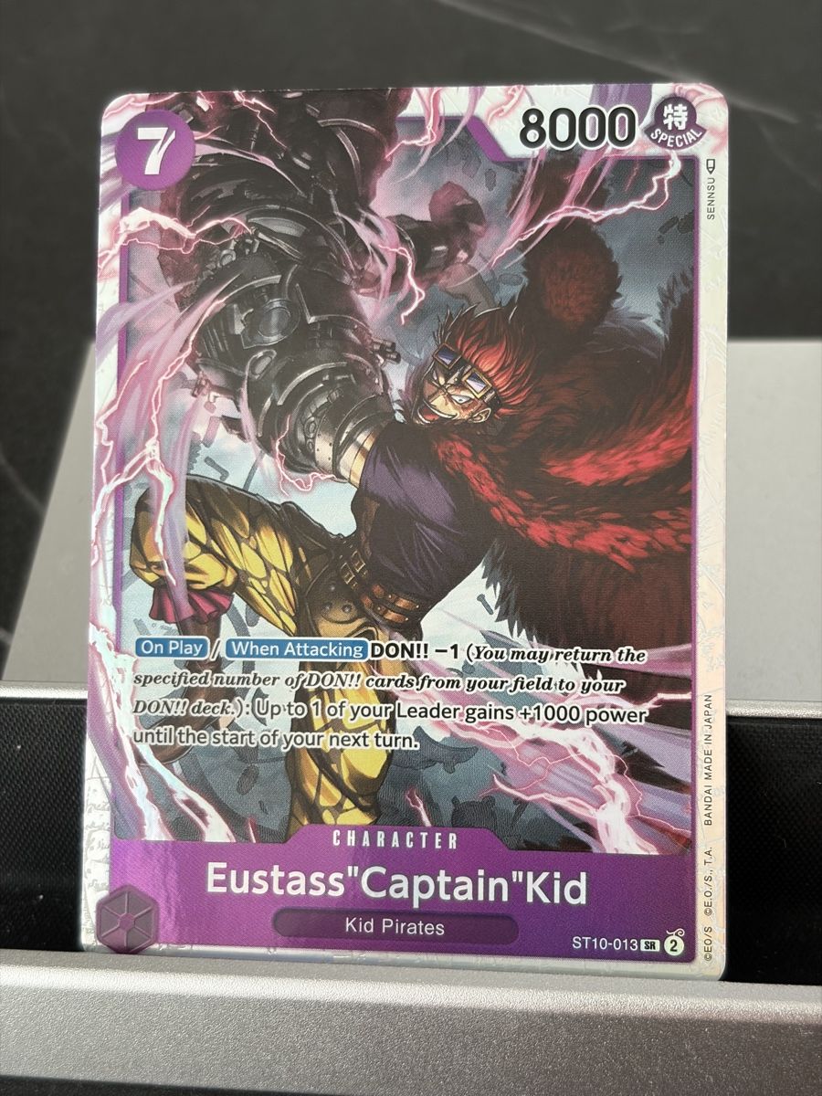 Bandai Carte collezionabili: One Piece ST01-013 Eustass Captain Kid, Englisch – Nuovo (secondo la descrizione) da St. Gallen venduto da cambitcg