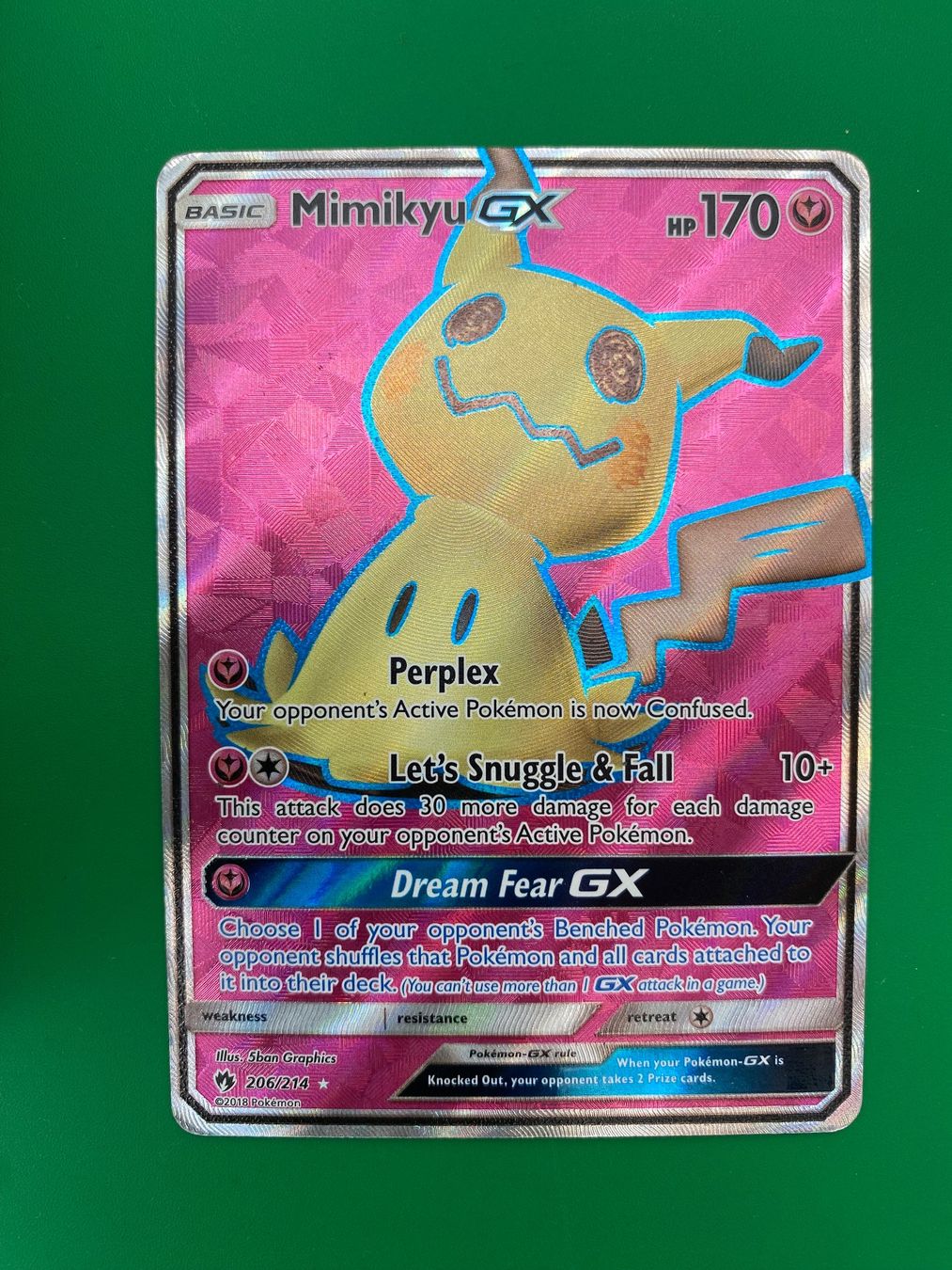 Pokémon Carte collezionabili: Mimigma GX (LOT 206) – Usato da Wermatswil venduto da finest112