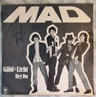 MAD "Gäld + Liebi" (CH 1980) Vinyl-Single, signiert