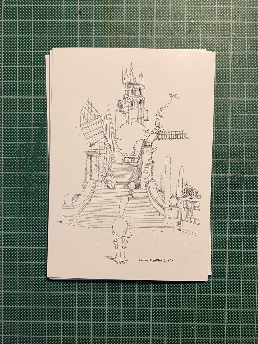 Ansichtskarten: Titeuf à Lausanne / portfolio – Gebraucht aus Genève von anthony___ch 1