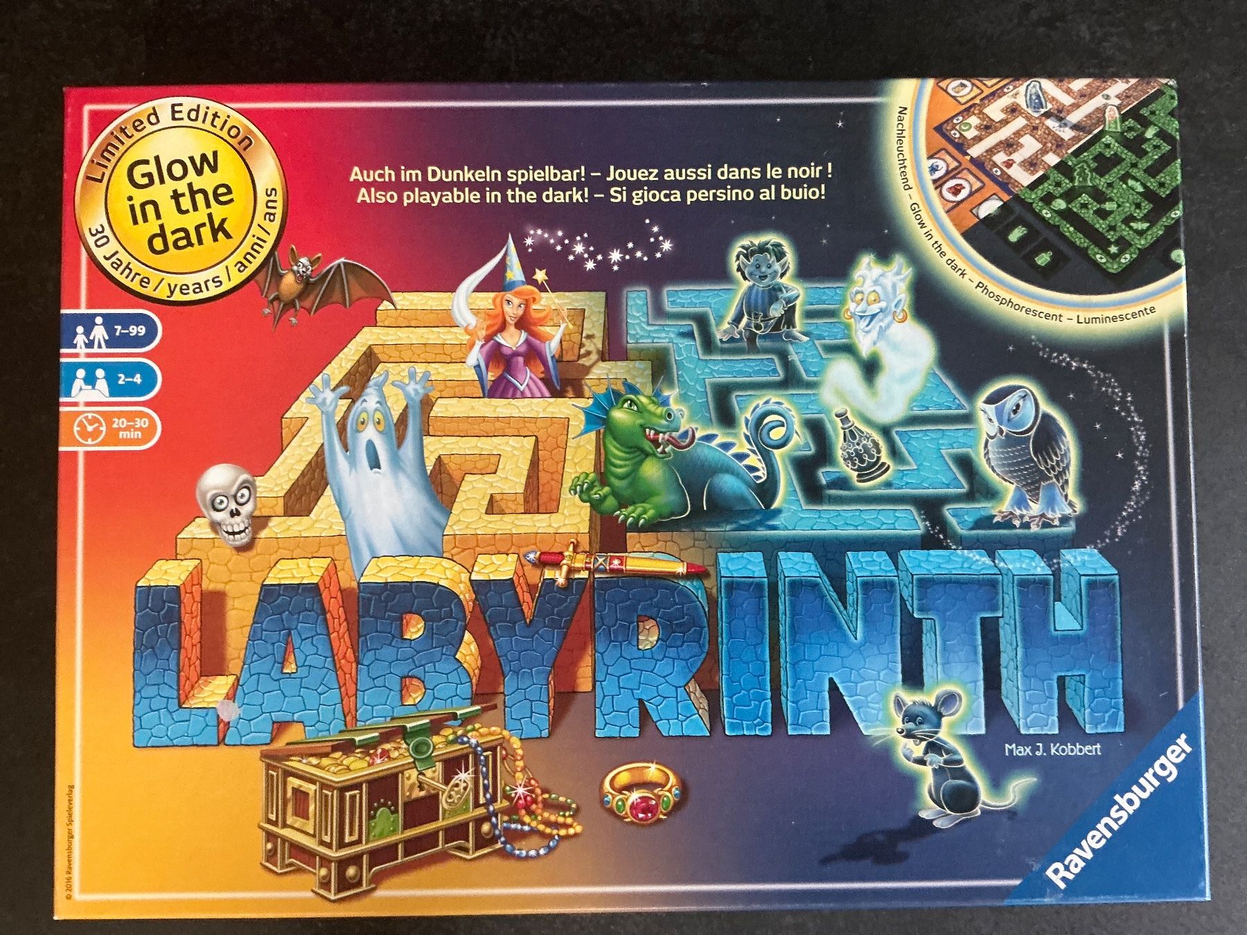 Ravensburger Giochi: Labyrinth Ravensburger, glow in the dark – Usato da Wettswil am Albis venduto da Autodelta