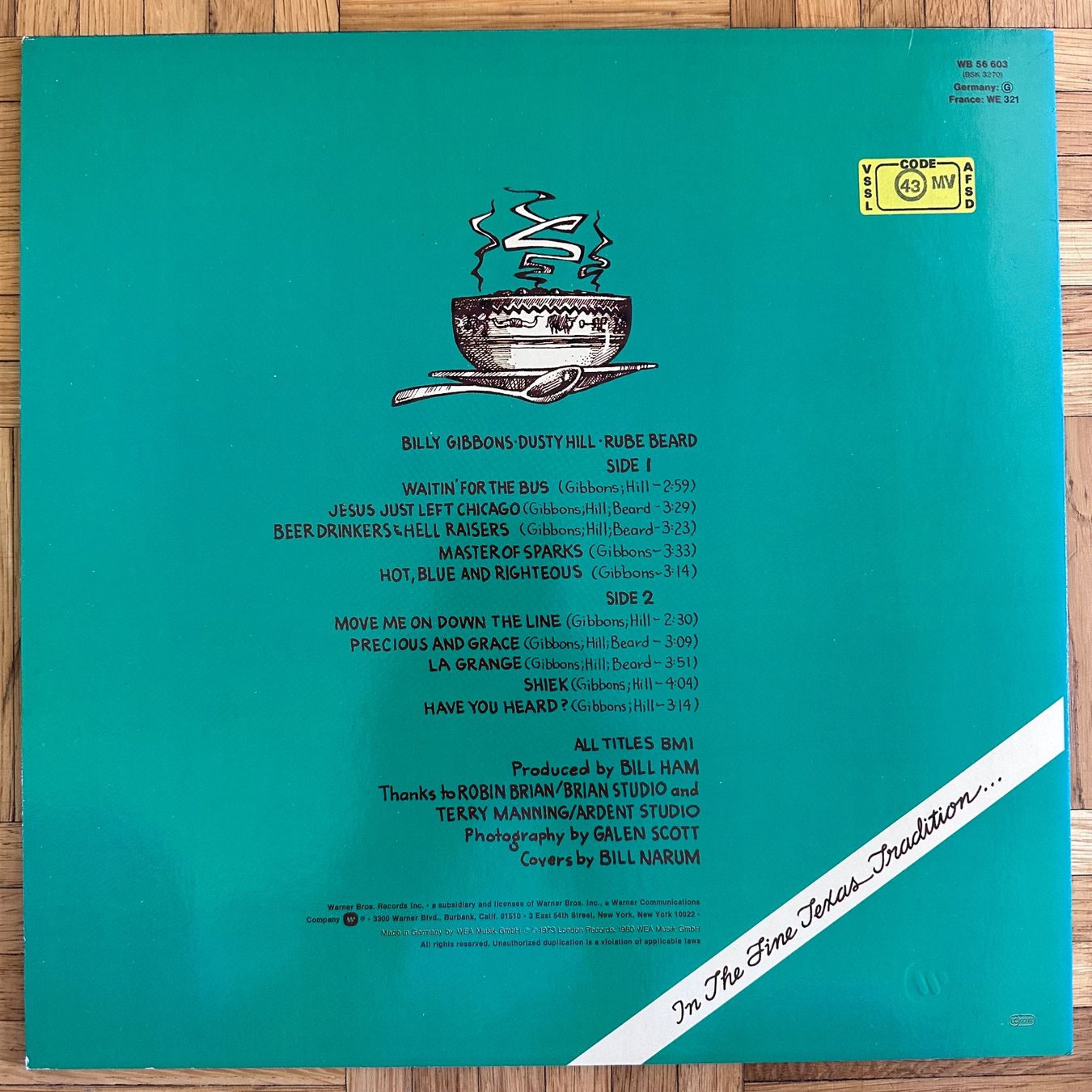 Dischi in vinile: LP - ZZ Top - Tres Hombres – Usato da Breganzona venduto da Onairda75 1