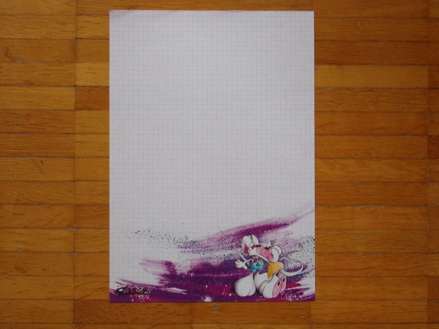 Carta: Diddl Blatt  A4  ALT   Nr. 40 – Usato da Winterthur venduto da Jessi_di