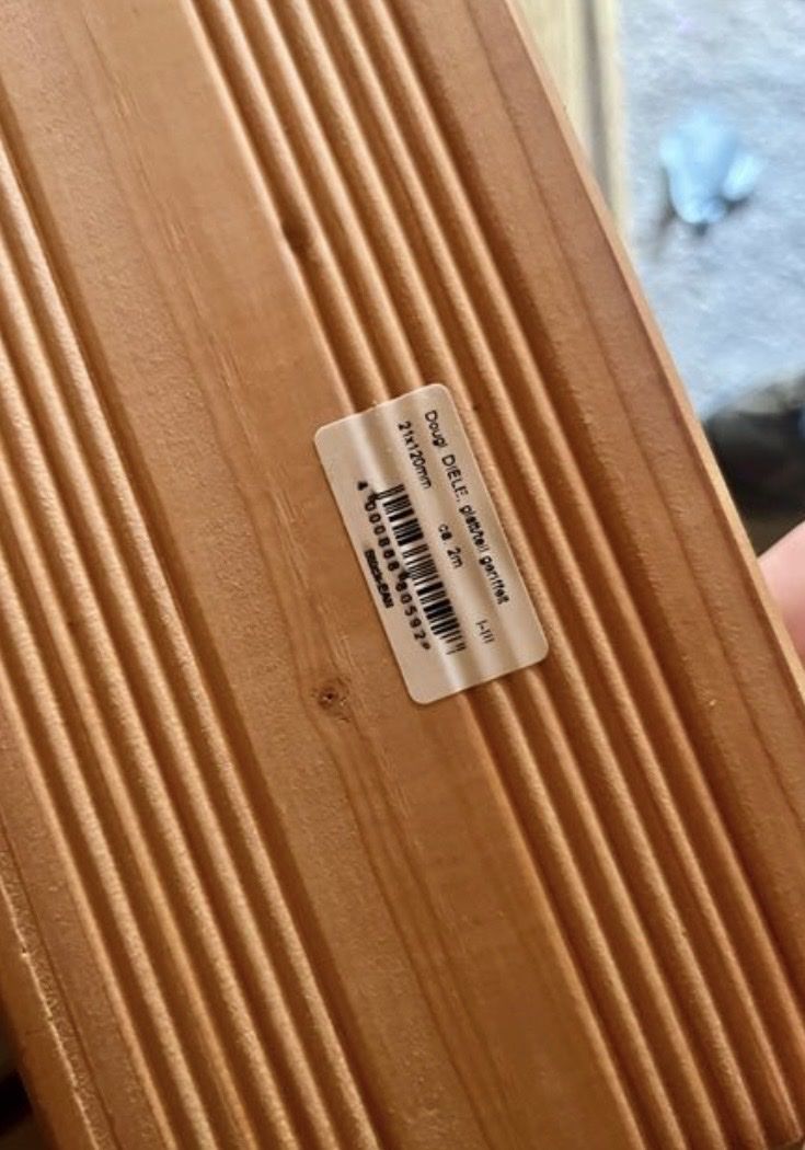 Articoli in legno: Douglasie Bodendiele  – Nuovo e nell'imballaggio originale da Brunegg venduto da CalandaRadler 1