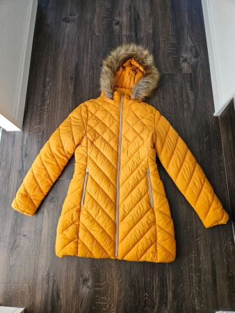 Winterjacke mit abnehmbarer Kapuze; Chicorée