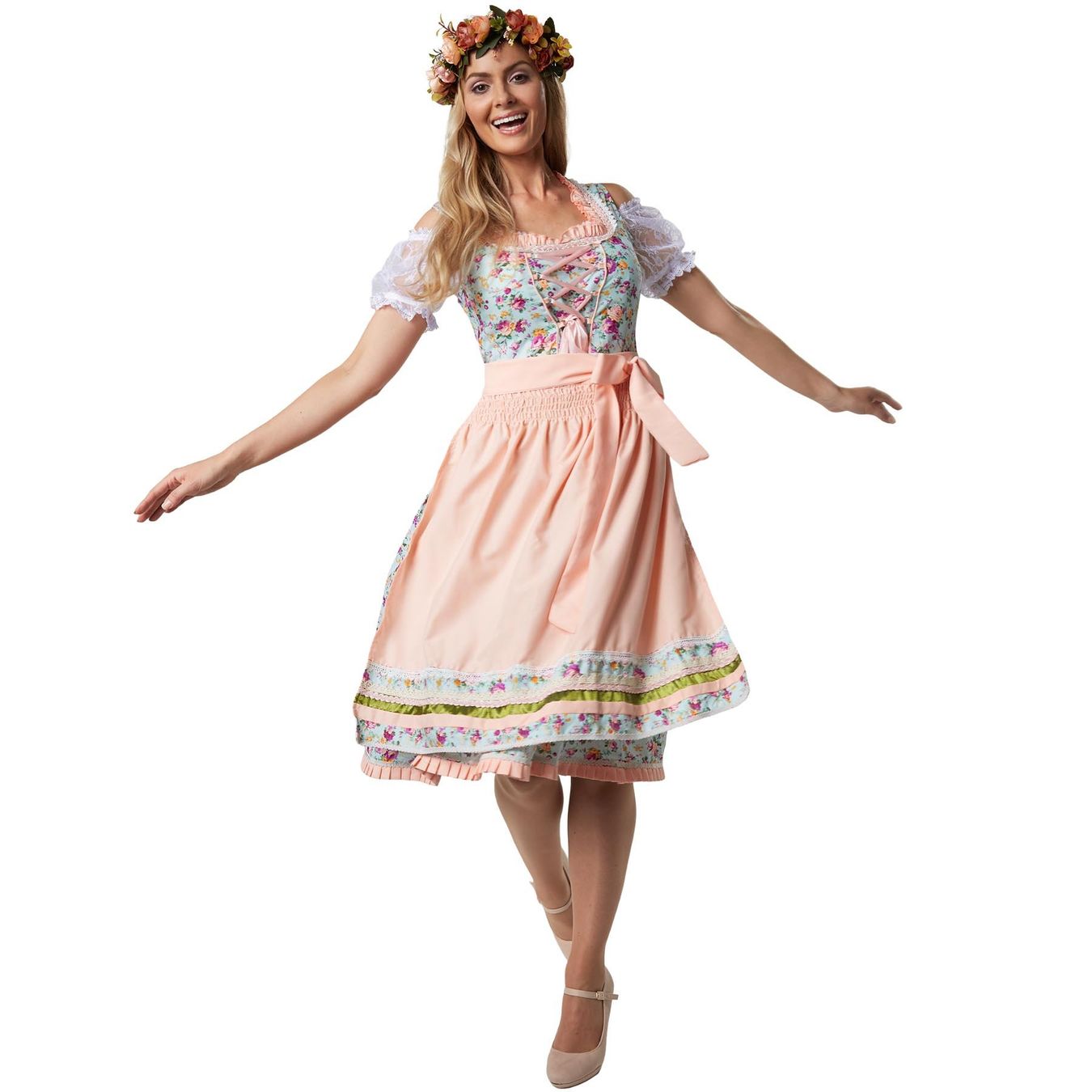 Costumi: Frauenkostüm Midi-Dirndl Erding XL – Nuovo (secondo la descrizione) da Murten venduto da Roland.Kemmer.AG 5