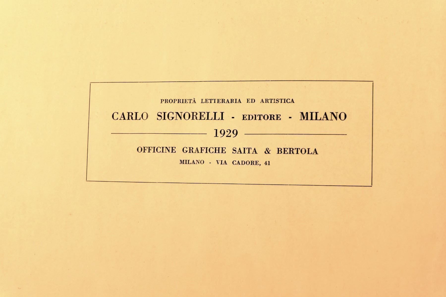 Bücher: Arte Italiana, 1929 – Gebraucht aus Burgdorf von Attalos 9