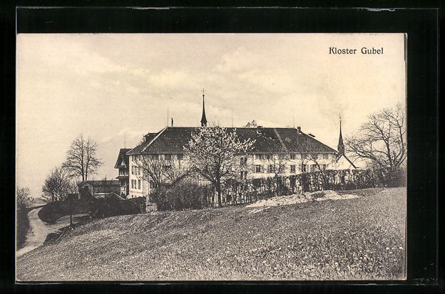 Cartoline postali: AK Gubel, Blick auf das Kloster, 1911 – Usato da Berlin venduto da bartko-reher