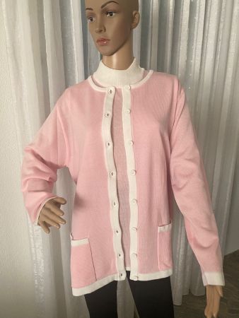 Perfekter Auftritt mit diesem tollen Twinset rosa/beige, 46