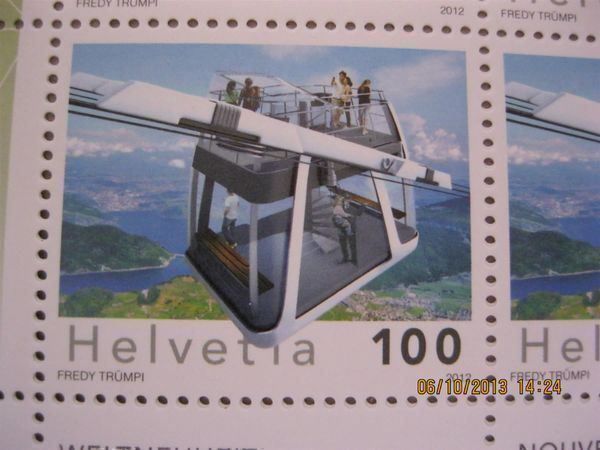 Tutti i francobolli: 2012 Stanserhorn Cabrio Postfrisch – Nuovo (secondo la descrizione) da Affoltern am Albis venduto da Andrezc 1