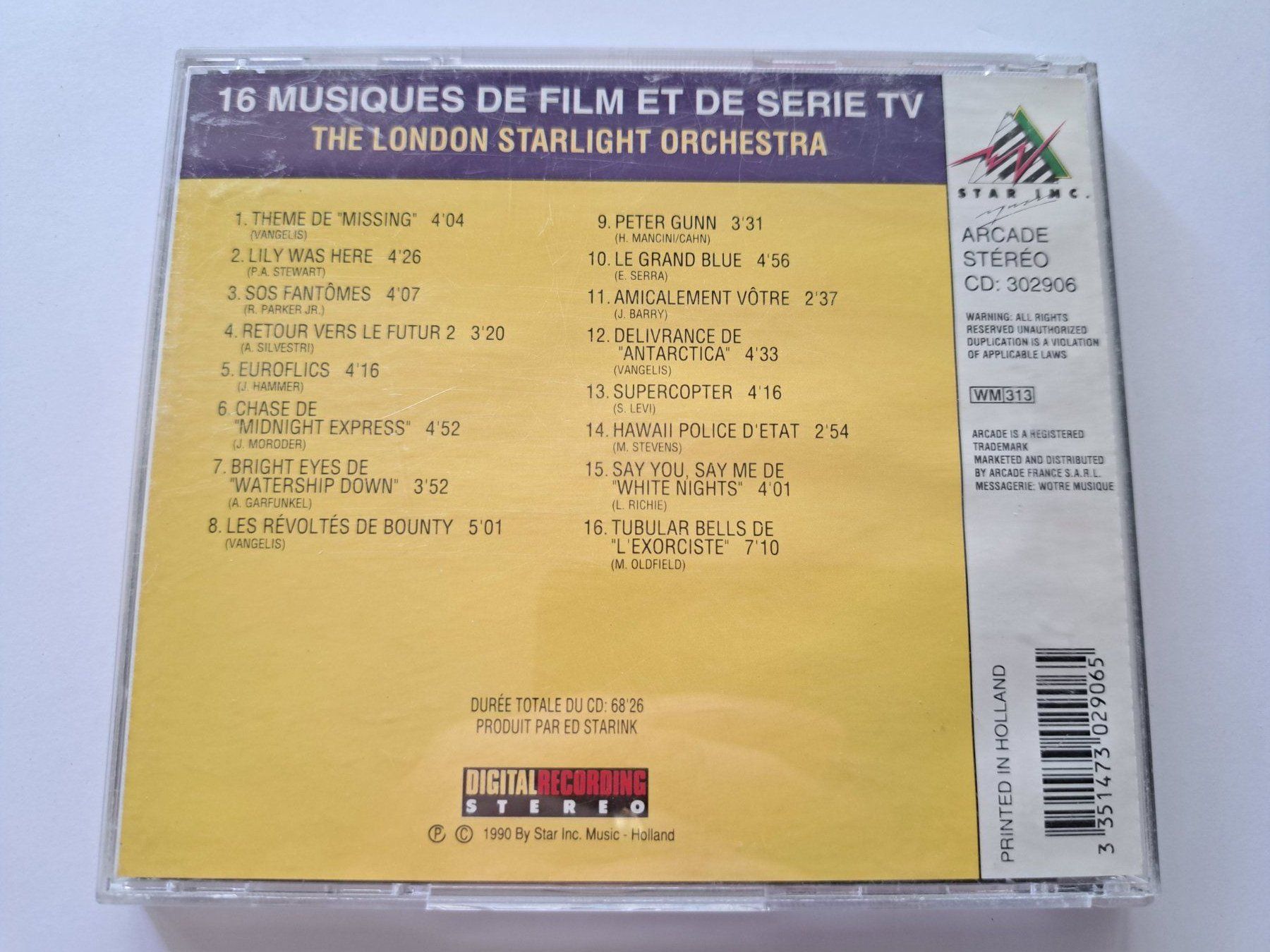 CD: CD 16 Musique de Films et de Séries  – Usato da Pully venduto da bro_n52j 1